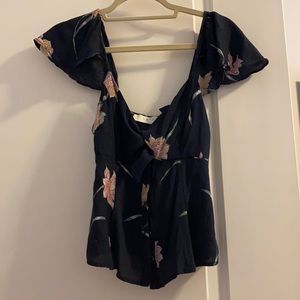 Worn once tie in the front top